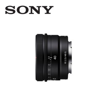 소니 [신세계백화점][소니] FE 40mm F2.5 G 풀프레임 미러리스용 표준 단렌즈 / 정품상품 / 인물용 렌즈 / SEL40F25G