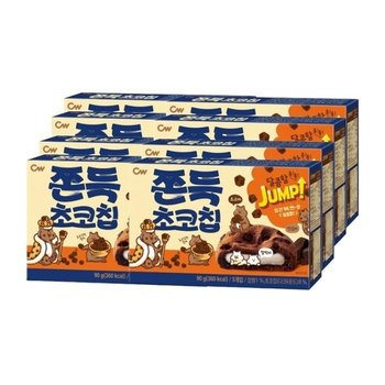 청우식품 쫀득 초코칩 90g x 8개