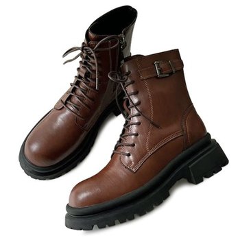 kami et muse Leather ankle walker_KM24w008