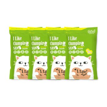 벨버드 아이라이크 클럼핑 고양이 벤토나이트 모래 5L 무향 x 4개