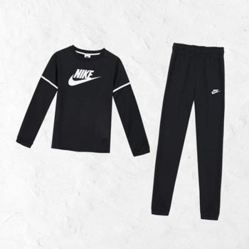 NSW 스포츠웨어 여성 추리닝 추리닝 트레이닝세트 운동복 블랙 DM8084-010 306355