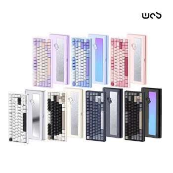 [해외] WOB RAINY75 알루미늄 무선 기계식 키보드 GASKET 구조