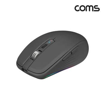LED 무선 블루투스 혼용 마우스 블랙 Black Coms