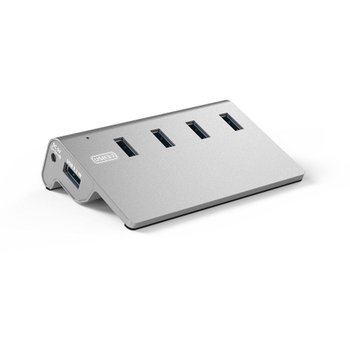 QC USB3.2 유전원 멀티 4포트허브 Gen2 PC연결 충전
