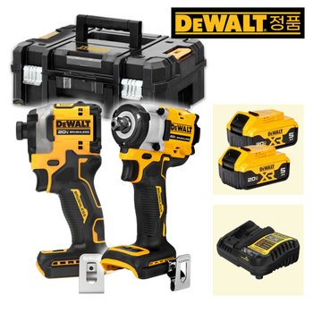 디월트 DCK2210P2T 20Vmax 5.0Ah x2 충전콤보세트 DCF850+DCF922+DCB1104 (임팩드릴+임팩렌치)