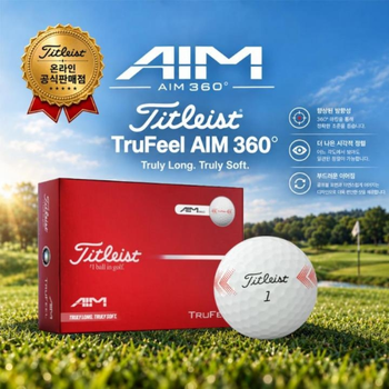 (1더즌 12알) 타이틀리스트 정품 2026 트루필(TRUFEEL) AIM 2피스