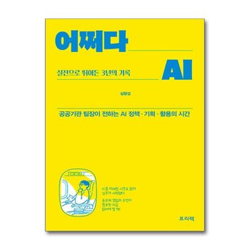 어쩌다 AI, 실전으로 뛰어든 3년의 기록 - 공공기관 팀장이 전하는 AI 정책·기획·활용의 시간