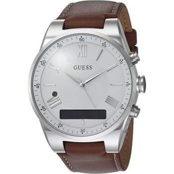 [해외] 영국 게스 시계 여성 Guess Womens 아날로그-디지털 쿼츠워치 가죽스트랩 C0002MB1 1720590