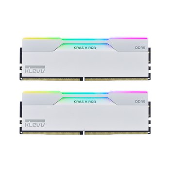 에센코어 KLEVV DDR5-6400 48GB CL32 CRAS V RGB WHITE 패키지 (24Gx2) 서린