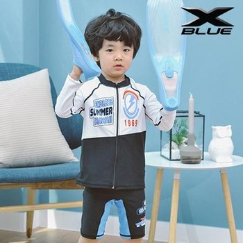 XBLUE 남아동 래쉬가드 상하세트 P31077 실내수영장 잇템