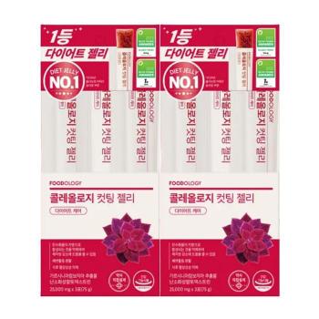 푸드올로지 콜레올로지 컷팅 젤리 3포입 x 2개 여행용 휴대용 (S51590337)