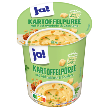 [해외] 야! Ja! 튀긴 양파와 크루통을 곁들인 감자 퓨레 59g