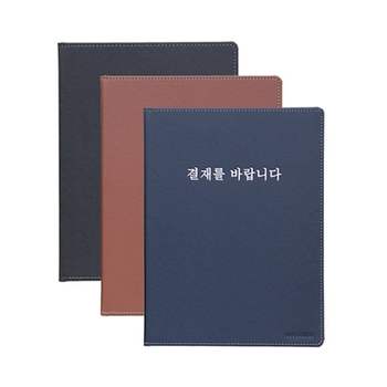 메카라인 JH94PC53 PU 결재판 블랙 (1개)