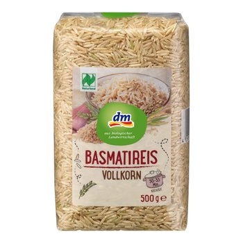 [해외직배송] 독일 dm 바스마티 통곡물 쌀 500g