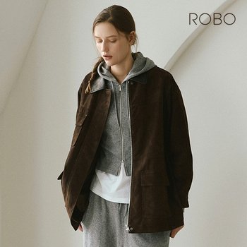 로보 25FW 이태리 스웨이드 워크자켓