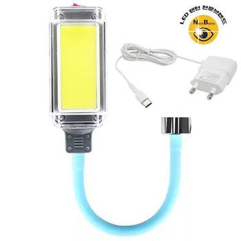 강력한자석 COB LED 충전식 야외 캠핑 멀티 랜턴 조명등 작업등