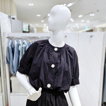 라운드 셔링 포인트 벌룬소매 자켓 225740_s