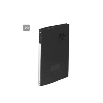 크리어화일 F420-71 흑색 20매 문화산업