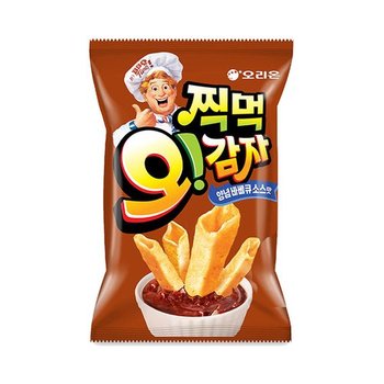 스낵 오리온 오감자 찍먹 양념바베큐소스맛 136g 7개