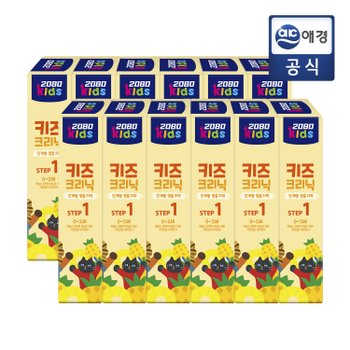2080키즈크리닉 (0~2세) 파인애플향 80g x 12개