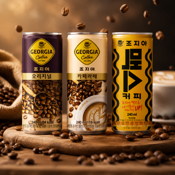 조지아 오리지널 카페라떼 맥스커피 240ml 10개씩 3종 30개입 캔커피 커피음료