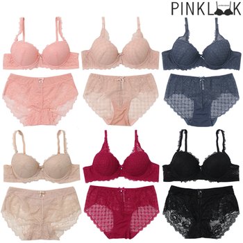 신상!고급플라워 레이스 ABC컵 여성속옷2종세트