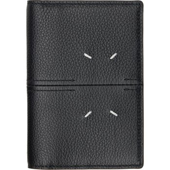 [해외] 메종마르지엘라 블랙 가죽 여권 케이스 SA2VL0030 P7268 H8419 Black/Black/Bl