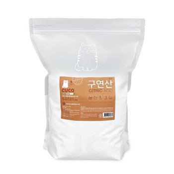 한내음 구연산 5kg 프리미엄 (무수) 가습기 세척 물때 청소 섬유유연제
