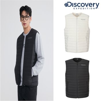 [신세계백화점]25F/W [디스커버리] DMDV71056 남성 픽시버G 튜브 U넥 경량다운 패딩베스트