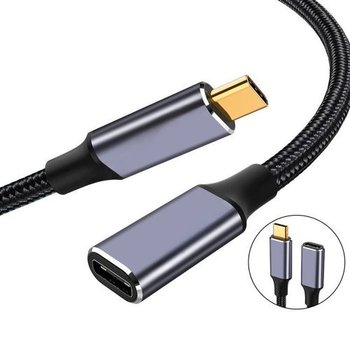 라온 E-MARKER칩 100W 4K USB3.1 GEN2 C to C M/F 연장케이블 2M