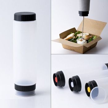 WALLPO 거꾸로 소스통 350ml 액상용(WB40380)