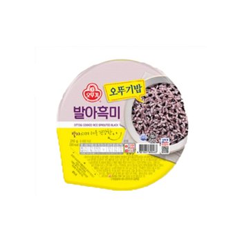 오뚜기 맛있는 즉석밥 발아흑미 210g 24입