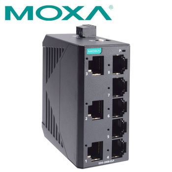 MOXA 산업용 8포트 스위칭 허브 EDS-2008-ELP 강원전자 넷메이트 NETMATE