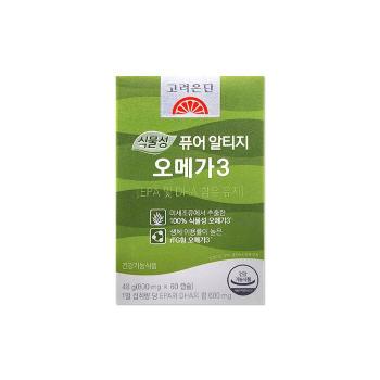 고려은단 식물성 퓨어 알티지 오메가3 800mg 60캡슐/mjc (S33993210)