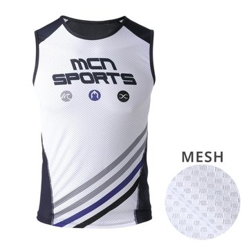 MCN 남자 남성 매쉬 스포츠 민소매 나시 런닝 이너웨어 인버트