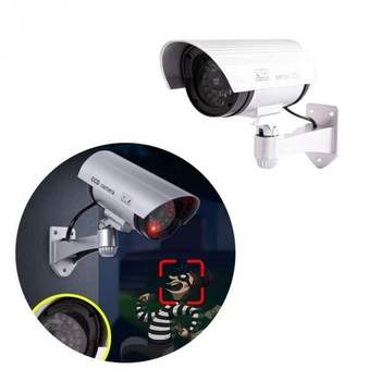 LED 적색등 모방 전원용 가짜 감시카메라 모형