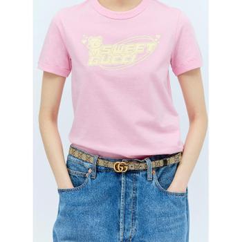 구찌 여성 GG 마몽트 양면 얇은 벨트 guc0255109blk