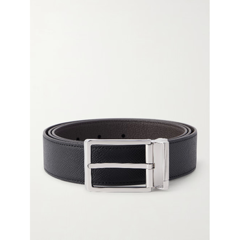 25 FW 던힐 Black 35mm Full Grain Leather Belt   black   One Size TP569802205