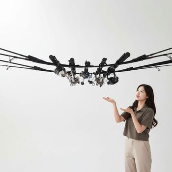 차량용 낚싯대 천장 거치대 5구 로드홀더 1P 75-130cm 자동차 낚시