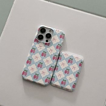 cherry gummy checkerboard 맥세이프 카드슬롯