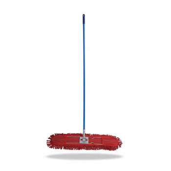기름적색90cm 철코팅봉 120cm 청소대걸레 용밀대