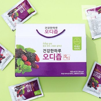 자연그대로 정읍 토종 오디즙 선물세트 100ml 60봉