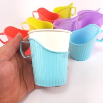 고품질 종이컵 손잡이 케이스 받침 홀더 정리컵홀더 손님커피받...