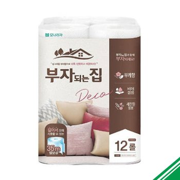 부자되는집 두루마리 화장지 2겹 35m 12롤 x2개