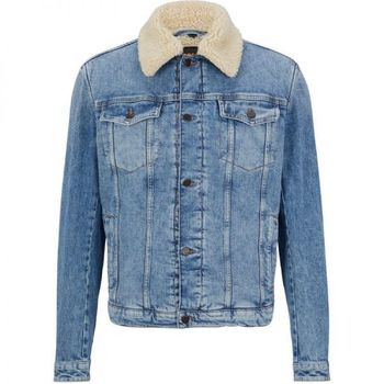 휴고보스 리보르노 솔리드 패턴 데님 재킷 153991897