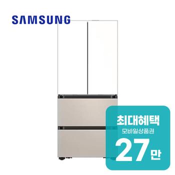 삼성 비스포크 AI 김치플러스 4도어 키친핏 김치냉장고 418L RK80F42C2XJ 렌탈 60개월 월99600원