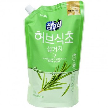라이온 XZBL0871 참그린 허브식초설거지 리필 900g