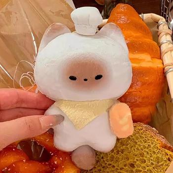 아트박스/무드바이브 귀여운 샴고양이 세프 요리사 인형 키링