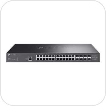 티피링크 SX3832 10G 광스위칭허브 24포트 10기가 8포트 10GE SFP+ 슬롯 L2+ 관리형 스위치