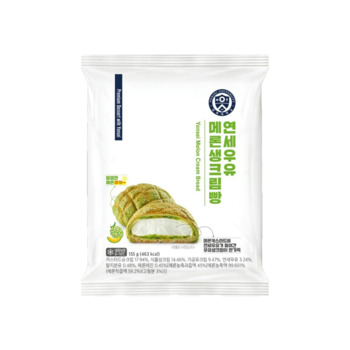 연세우유 메론생크림빵 디저트간식 155g x 12개